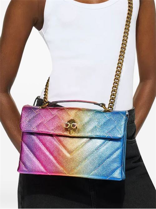 Borsa donna Kurt Geiger London tracolla arcobaleno con catena e cristalli KURT GEIGER London | 5021599119.